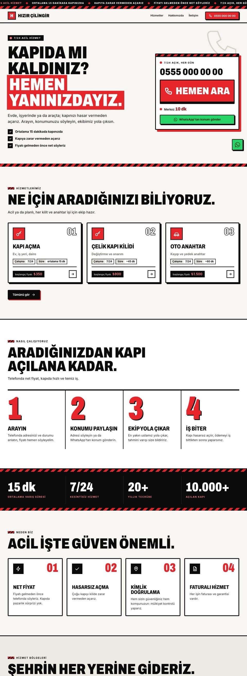 Çilingir temasının canlı demosu